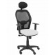 Silla Alocén malla negra asiento blanco - 345SM840B10B10CRNC